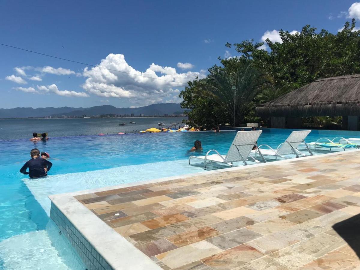 Apartamento Pe Na Areia Frente Para O Mar E Piscina Na Prainha Caraguatatuba Buitenkant foto